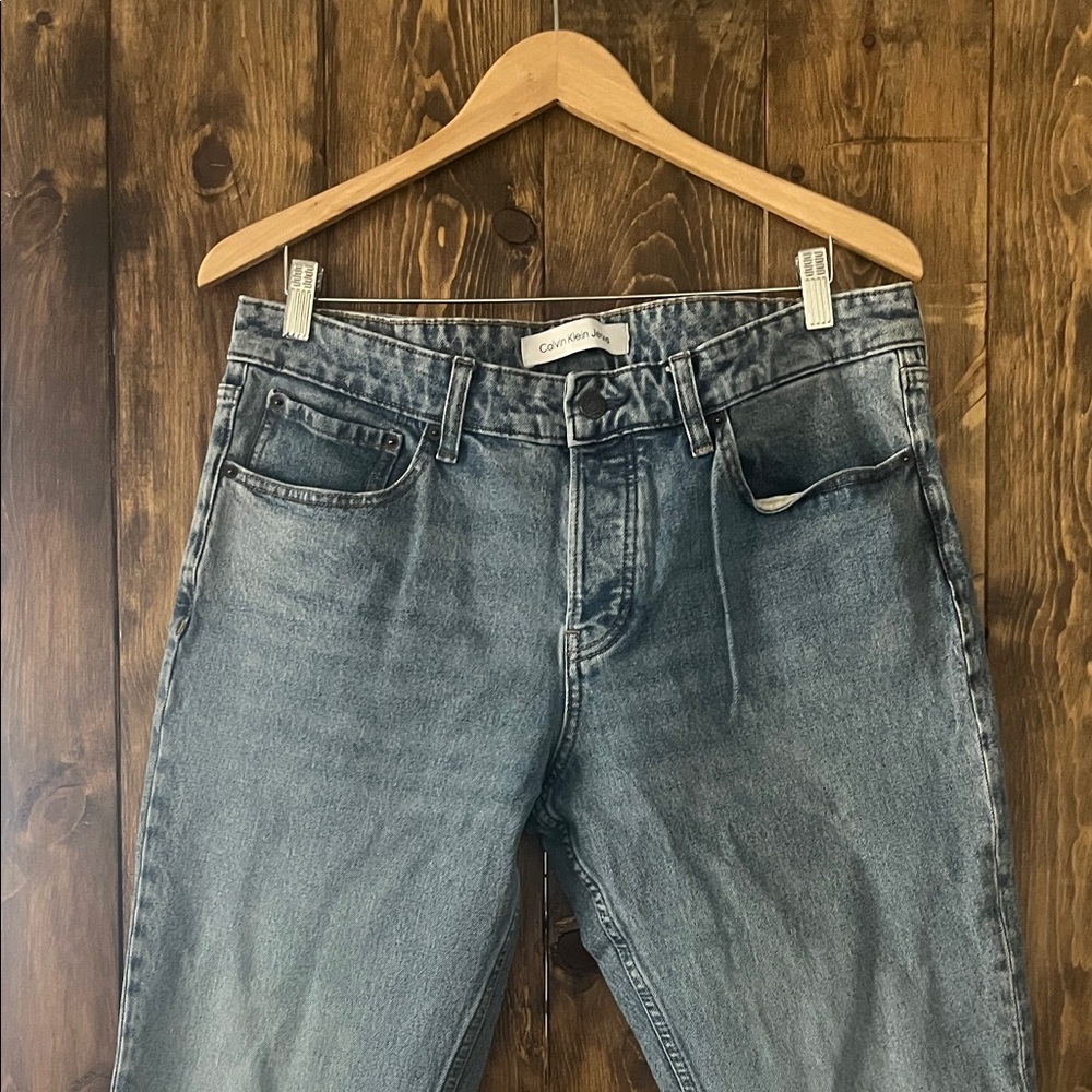 Calvin Klein Gray Denim Pants